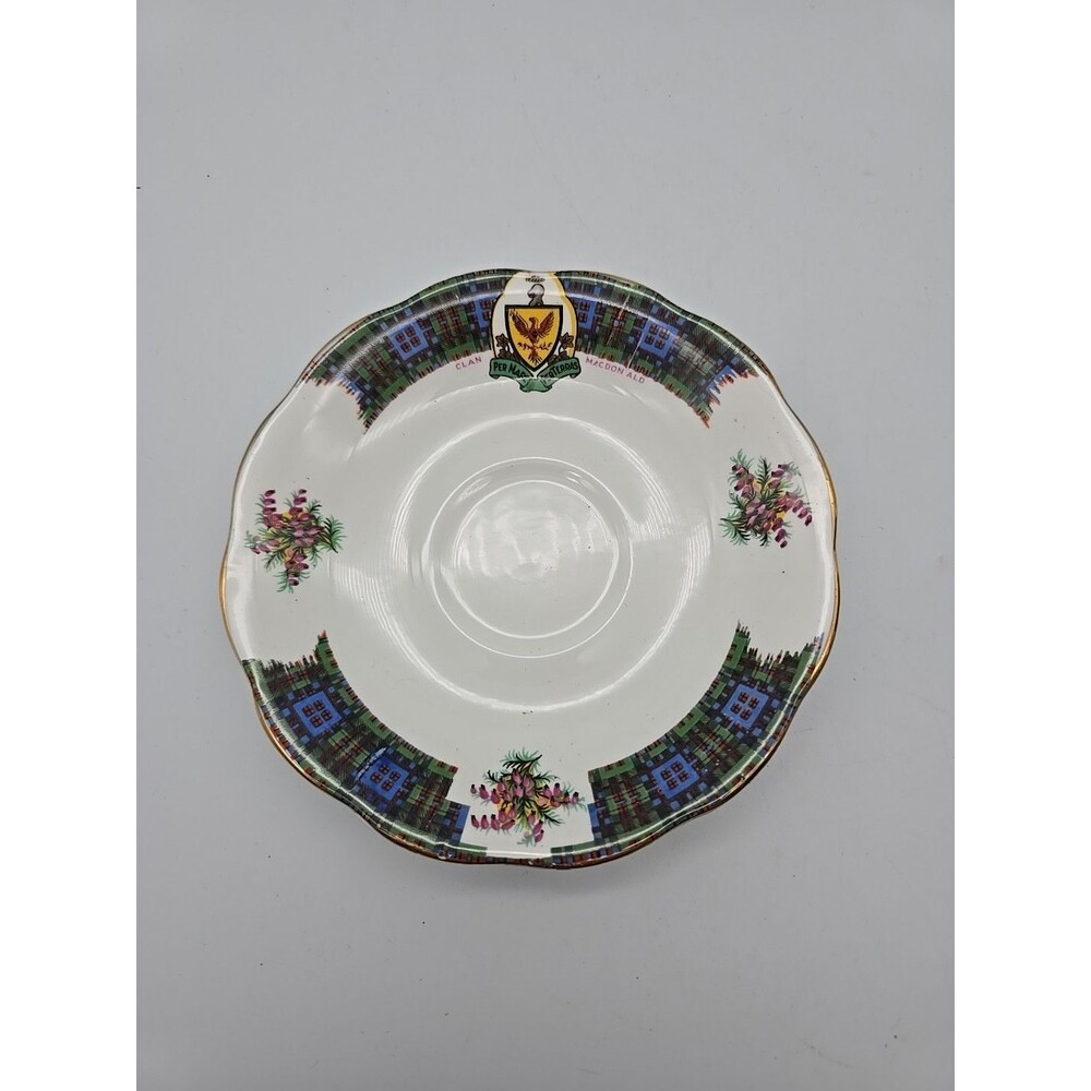 Royal Standard Bonnie Scotland Clan Macdonald Saucer Only